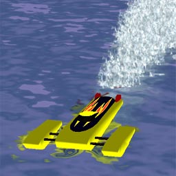 Frendly_Rigger RC boat model for Absolute RC Simulator
