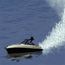 Rebel RC boat model for Absolute RC Simulator