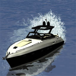 Rebel50scale RC boat model for Absolute RC Simulator