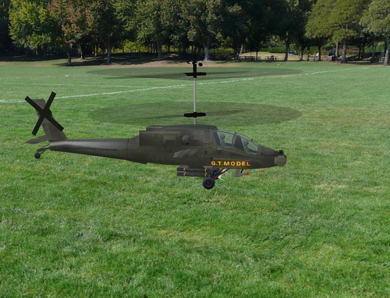 Apache_Feral_Beast RC helicopter model for Absolute RC Simulator