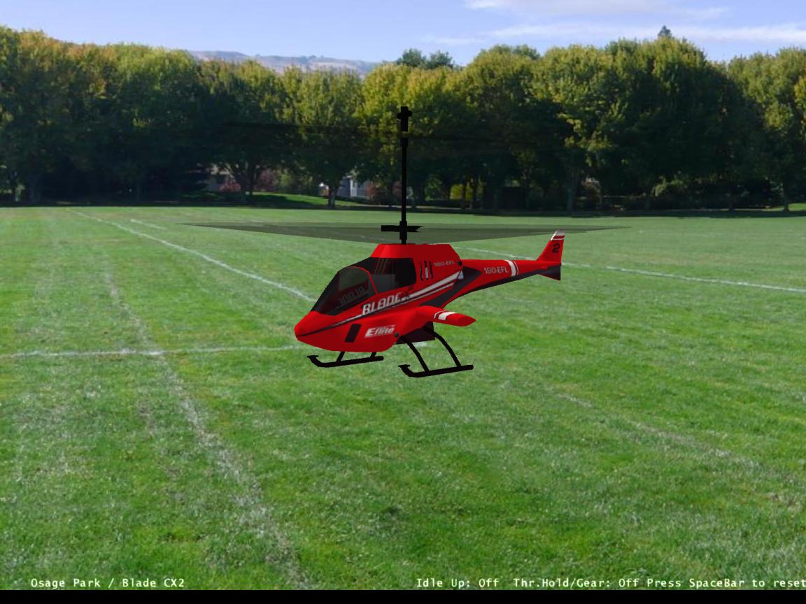 Blade CX2 RC helicopter model for Absolute RC Simulator