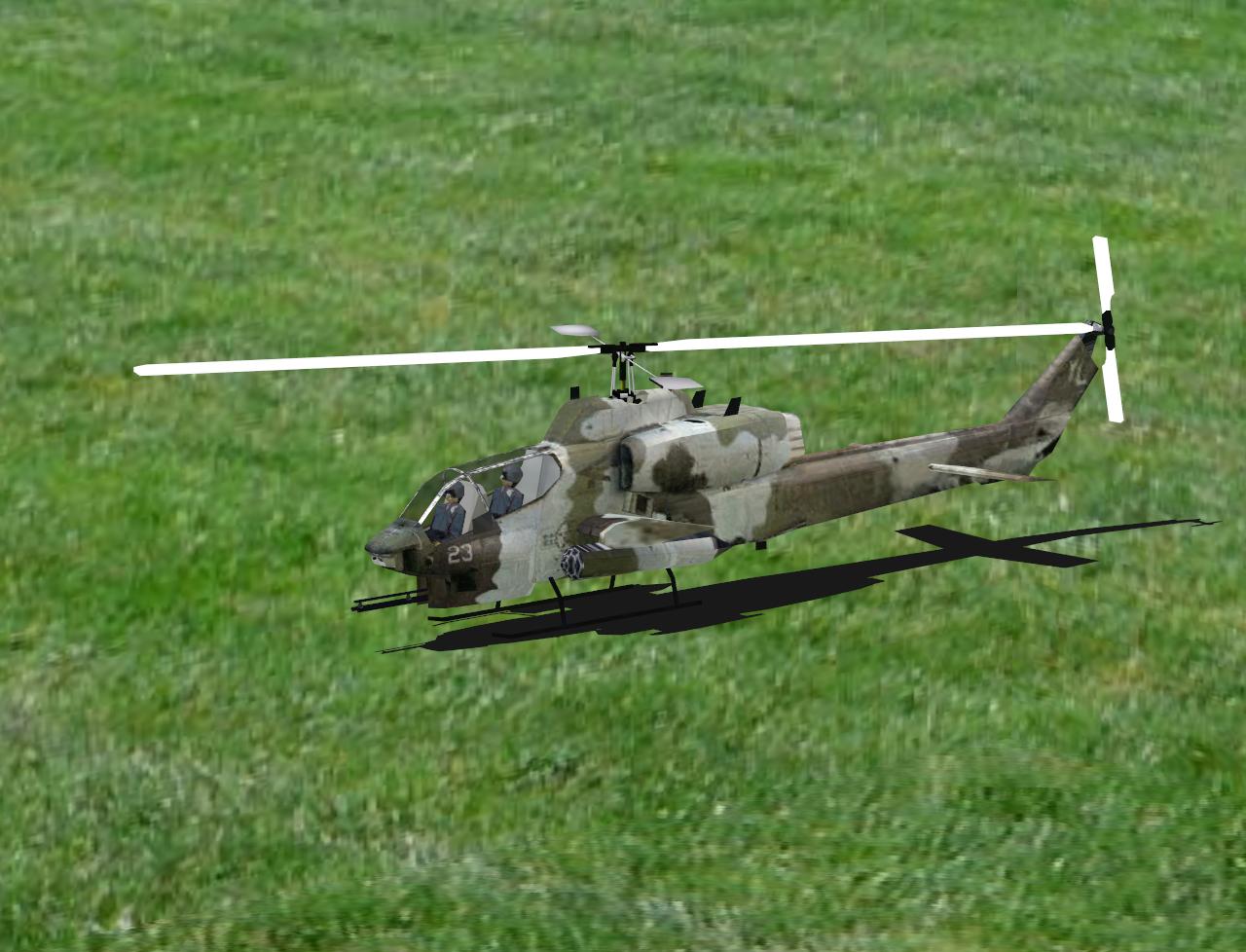 Cobra RC helicopter model for Absolute RC Simulator
