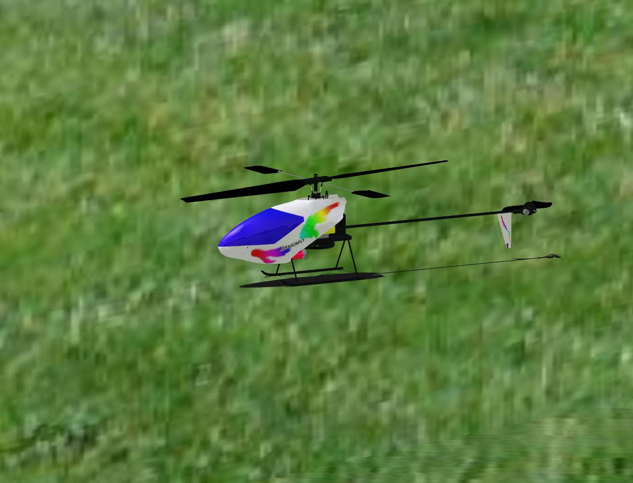 Dragonfly RC helicopter model for Absolute RC Simulator