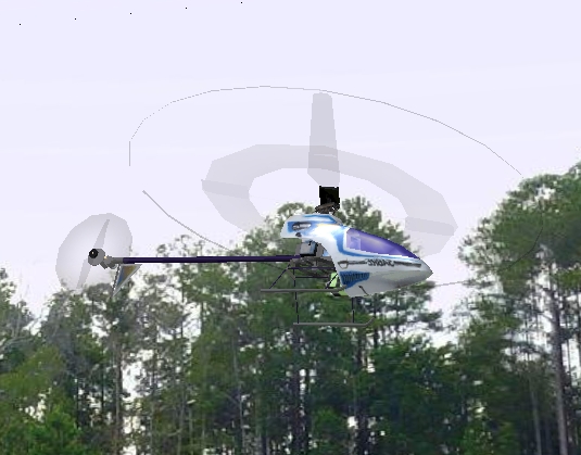 EF-Sabre RC helicopter model for Absolute RC Simulator