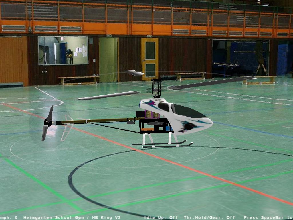Honey Bee King (white) RC helicopter model for Absolute RC Simulator