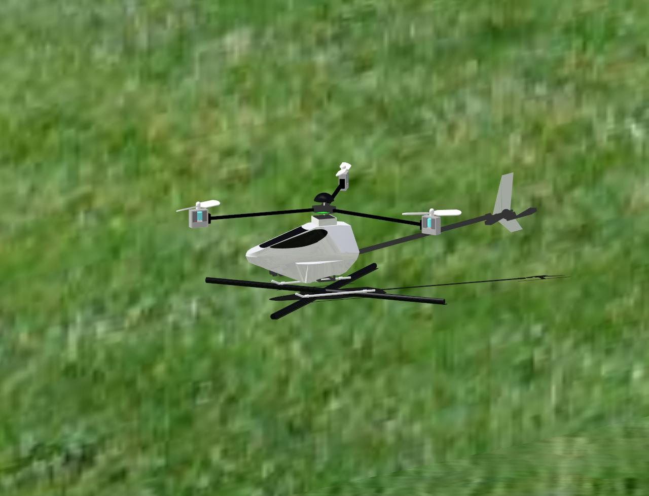 Hoverfly with Training UC RC helicopter model for Absolute RC Simulator