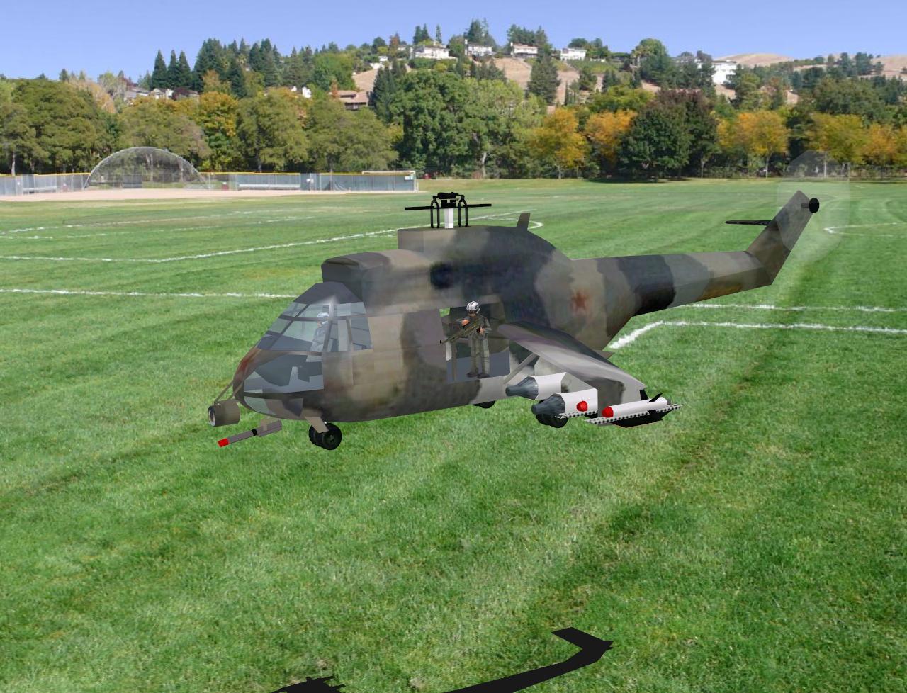 SA330_g RC helicopter model for Absolute RC Simulator