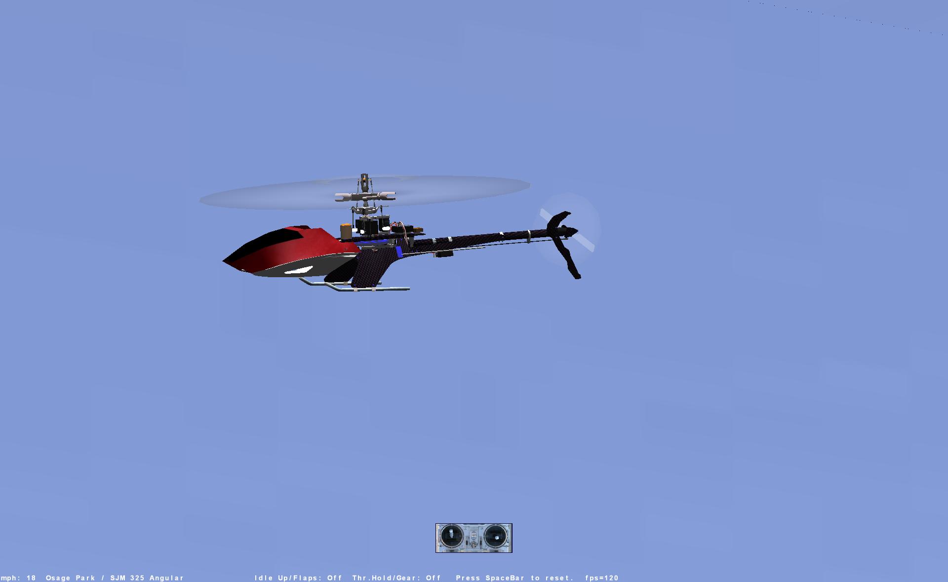 SJM 325 Angular RC helicopter model for Absolute RC Simulator