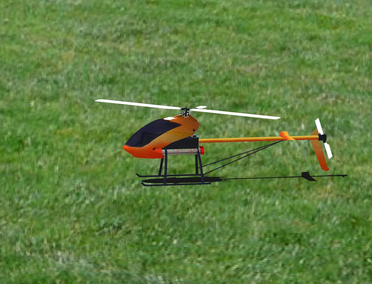 Spirit RC helicopter model for Absolute RC Simulator