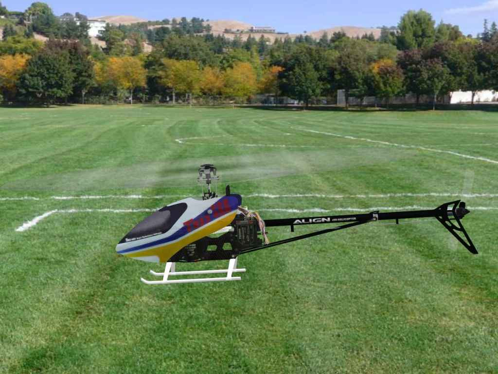 Trex 450 Pro RC helicopter model for Absolute RC Simulator