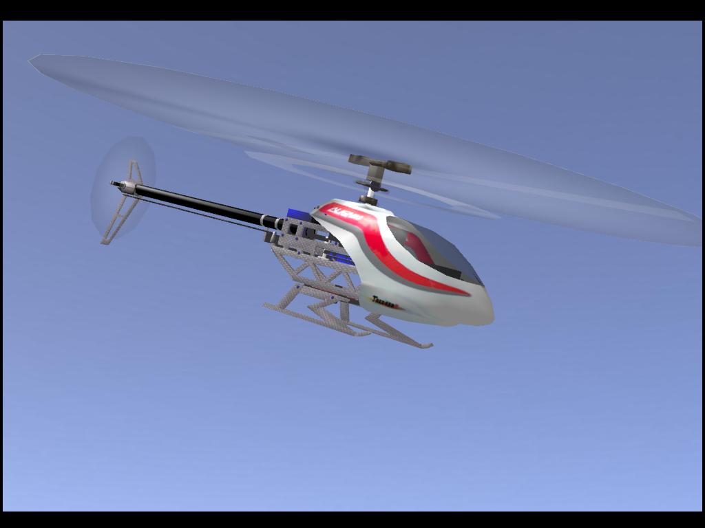 Trex-G4 RC helicopter model for Absolute RC Simulator