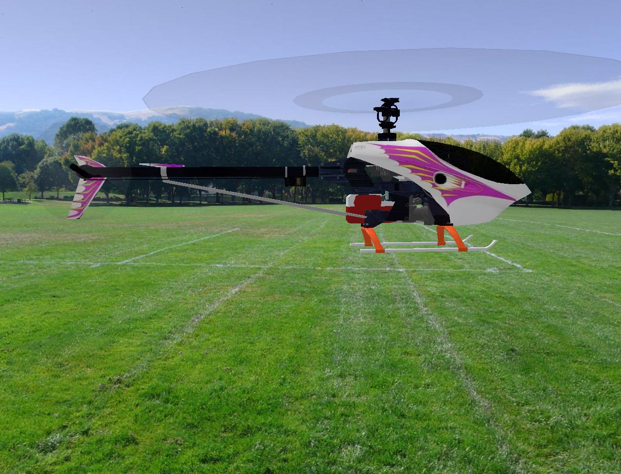 Raptor 50 RC helicopter model for Absolute RC Simulator