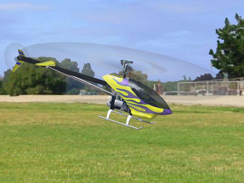 Raptor60Easy RC helicopter model for Absolute RC Simulator
