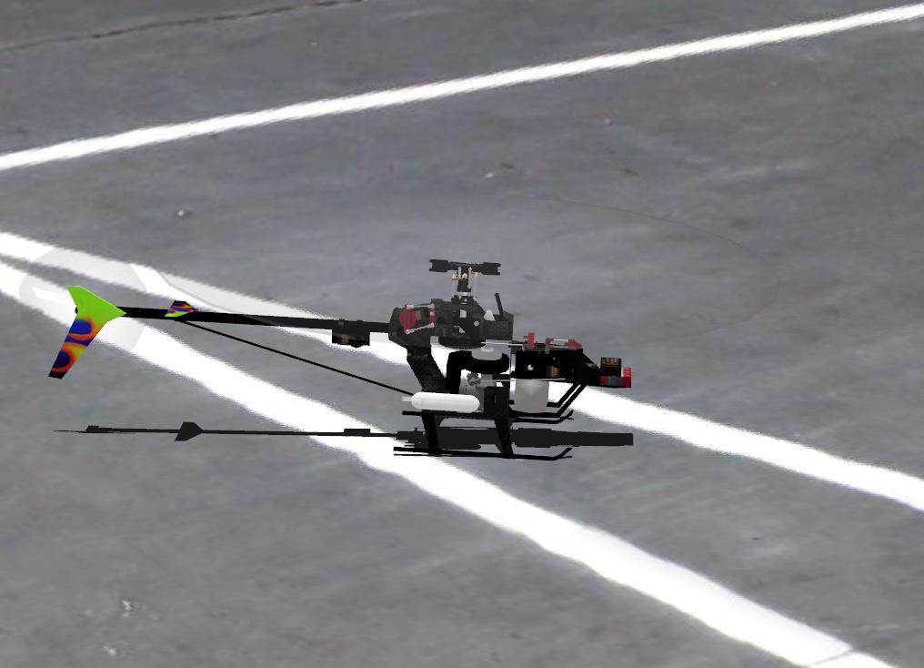 XCell 30 NoCanopy RC helicopter model for Absolute RC Simulator