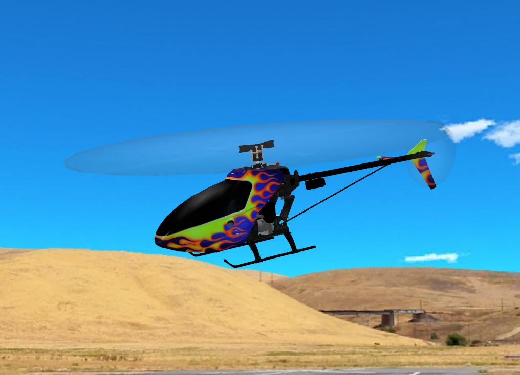 XCell 30 RC helicopter model for Absolute RC Simulator