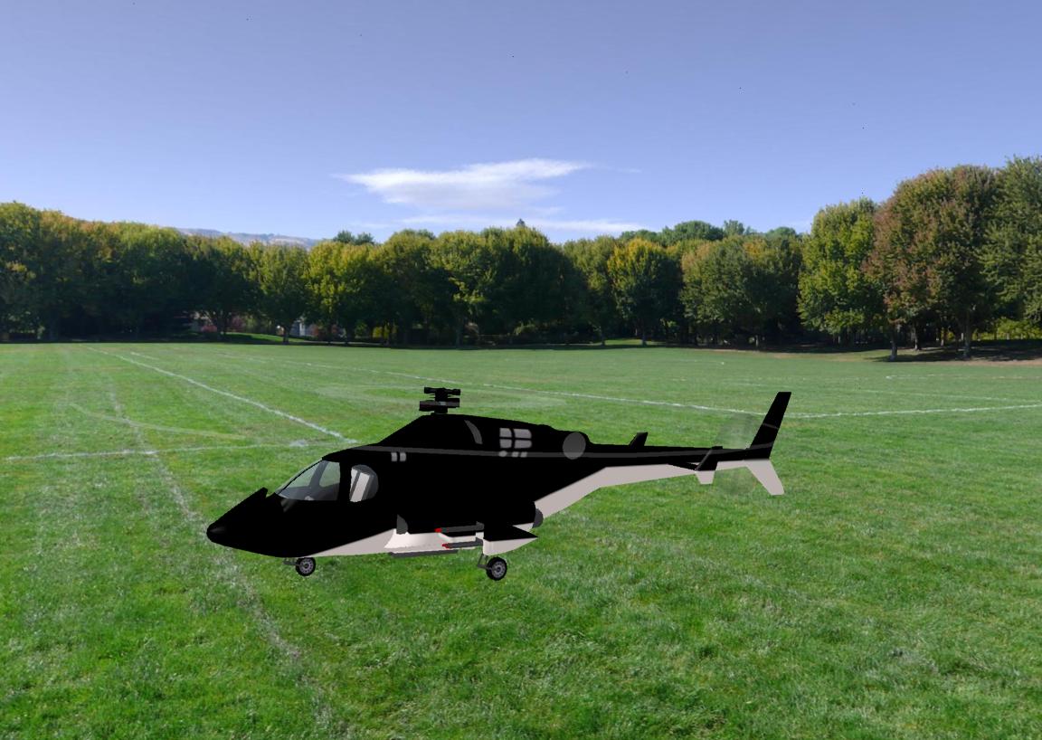 Airwolf RC helicopter model for Absolute RC Simulator