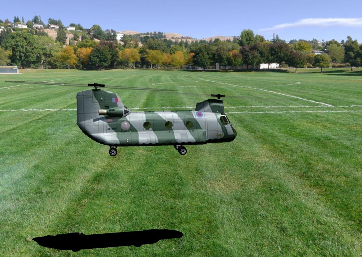CH-47 Chinook RC helicopter model for Absolute RC Simulator