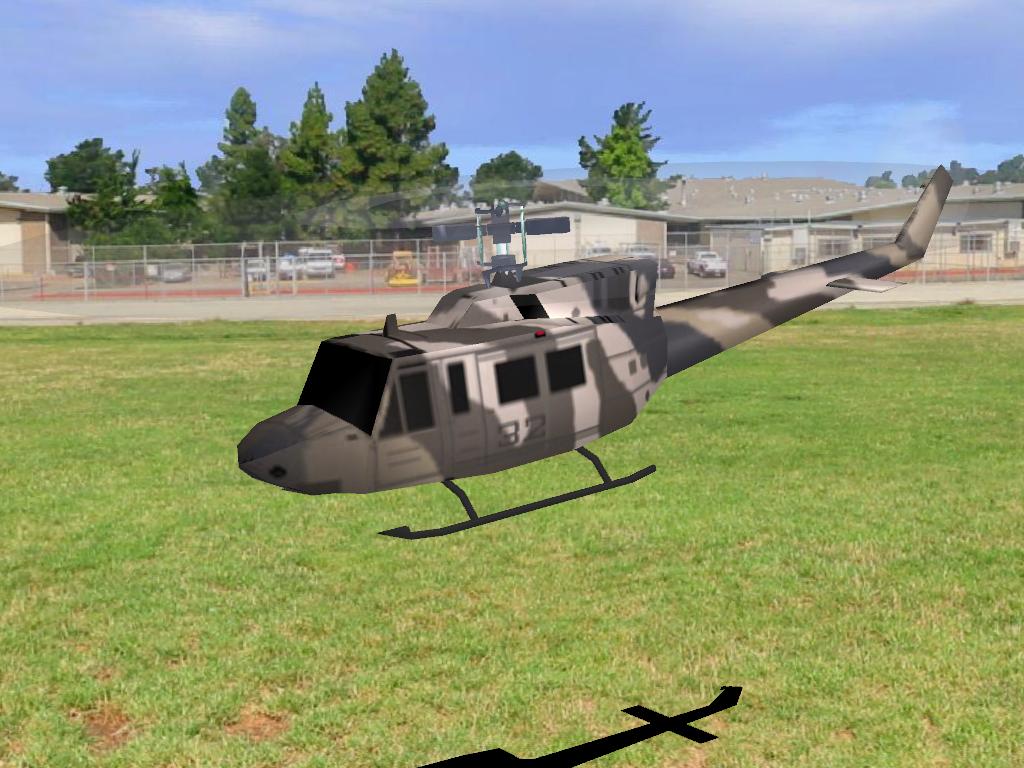 Huey RC helicopter model for Absolute RC Simulator