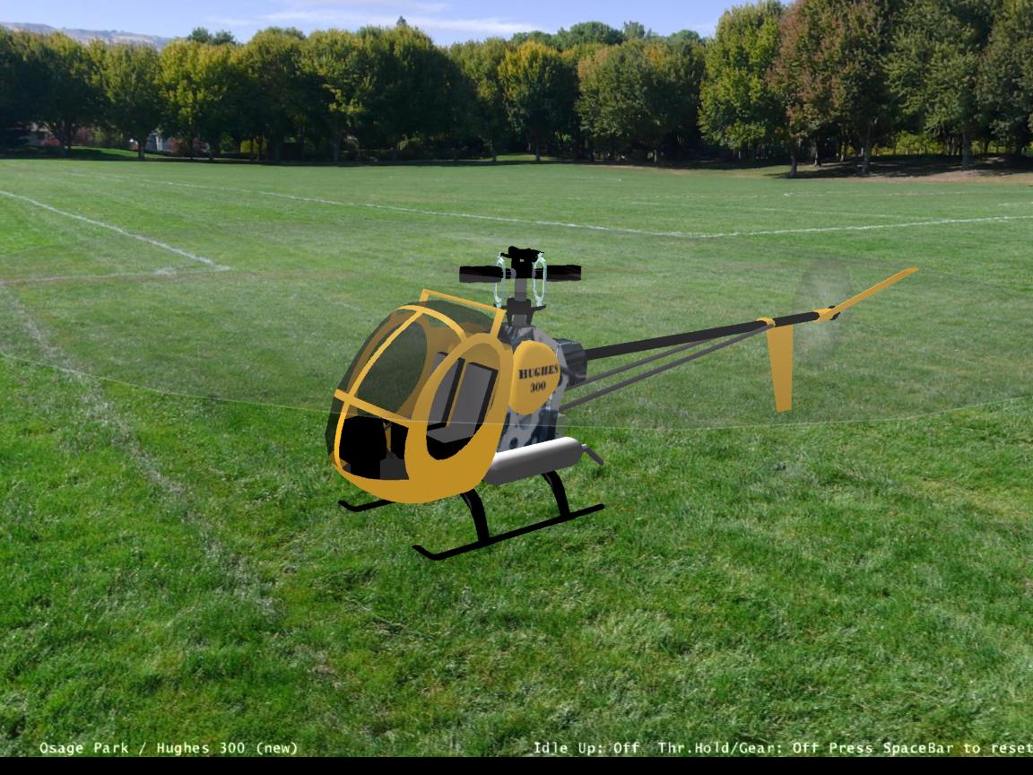 Hughes 300 RC helicopter model for Absolute RC Simulator