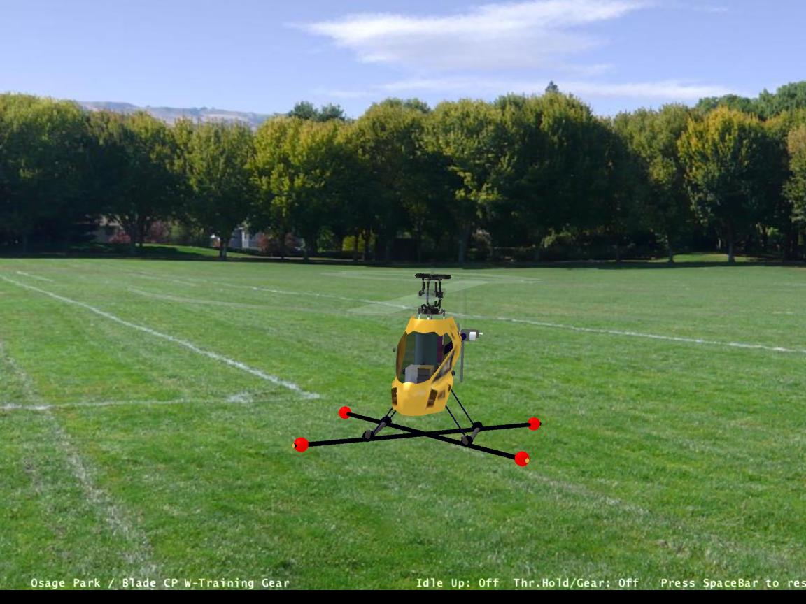 Blade CP Training Gear RC helicopter model for Absolute RC Simulator