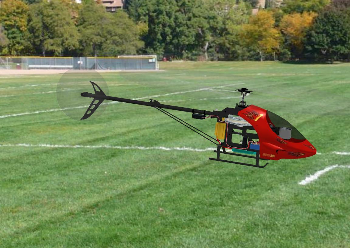 Falcon 3D RC helicopter model for Absolute RC Simulator