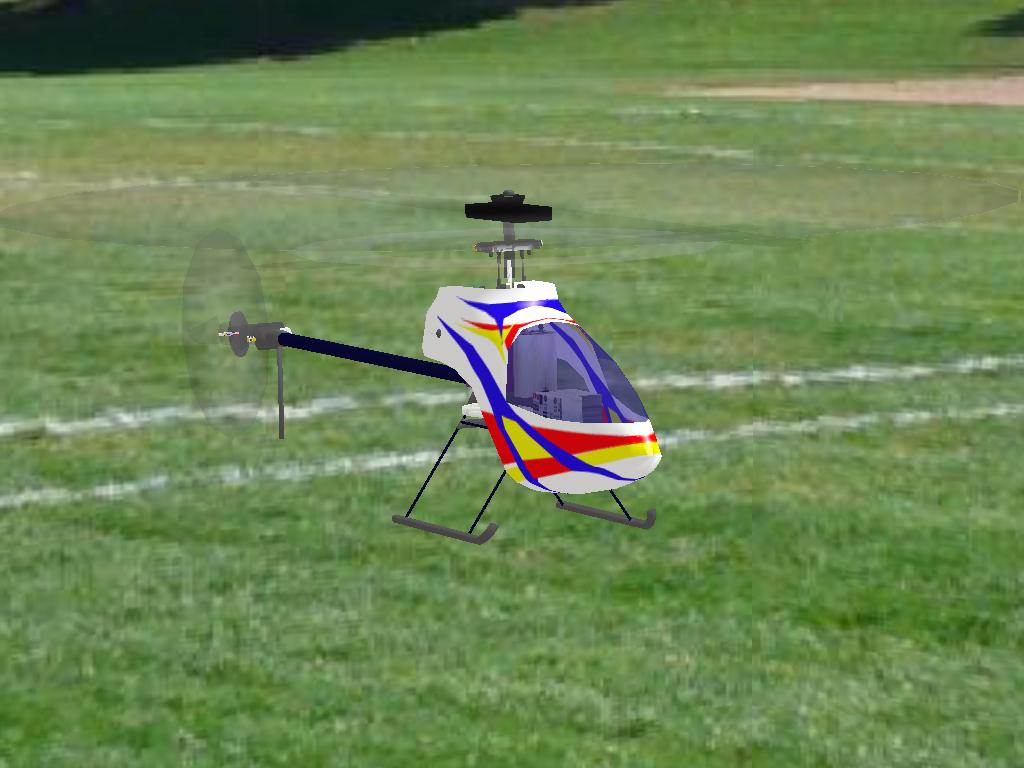 Honey Bee FP RC helicopter model for Absolute RC Simulator