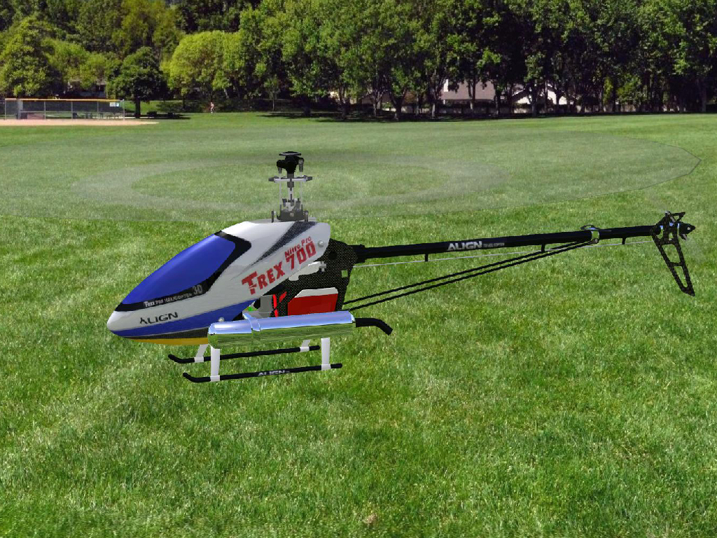 TRex 700N HQ RC helicopter model for Absolute RC Simulator