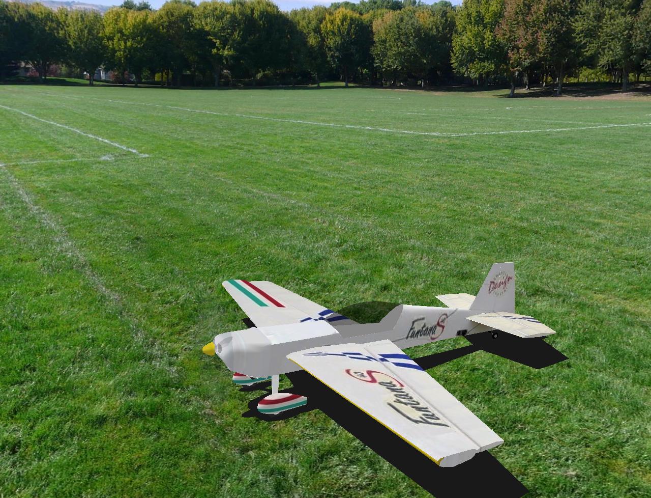Funtana 40 RC plane model for Absolute RC Simulator