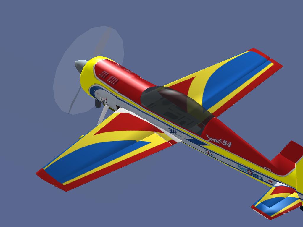 Yak 54 32 Percent RC plane model for Absolute RC Simulator