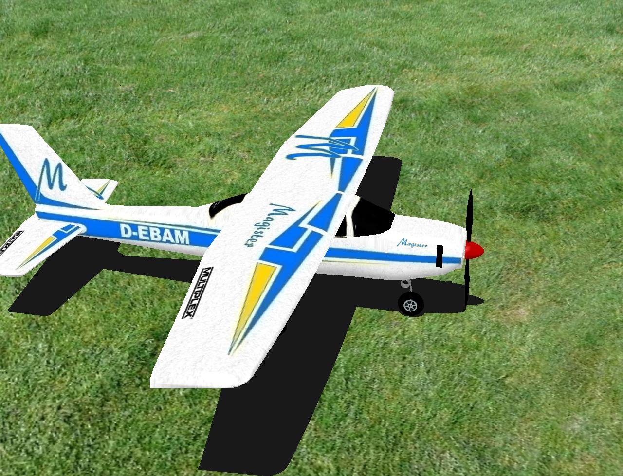 Magister Electric RC plane model for Absolute RC Simulator