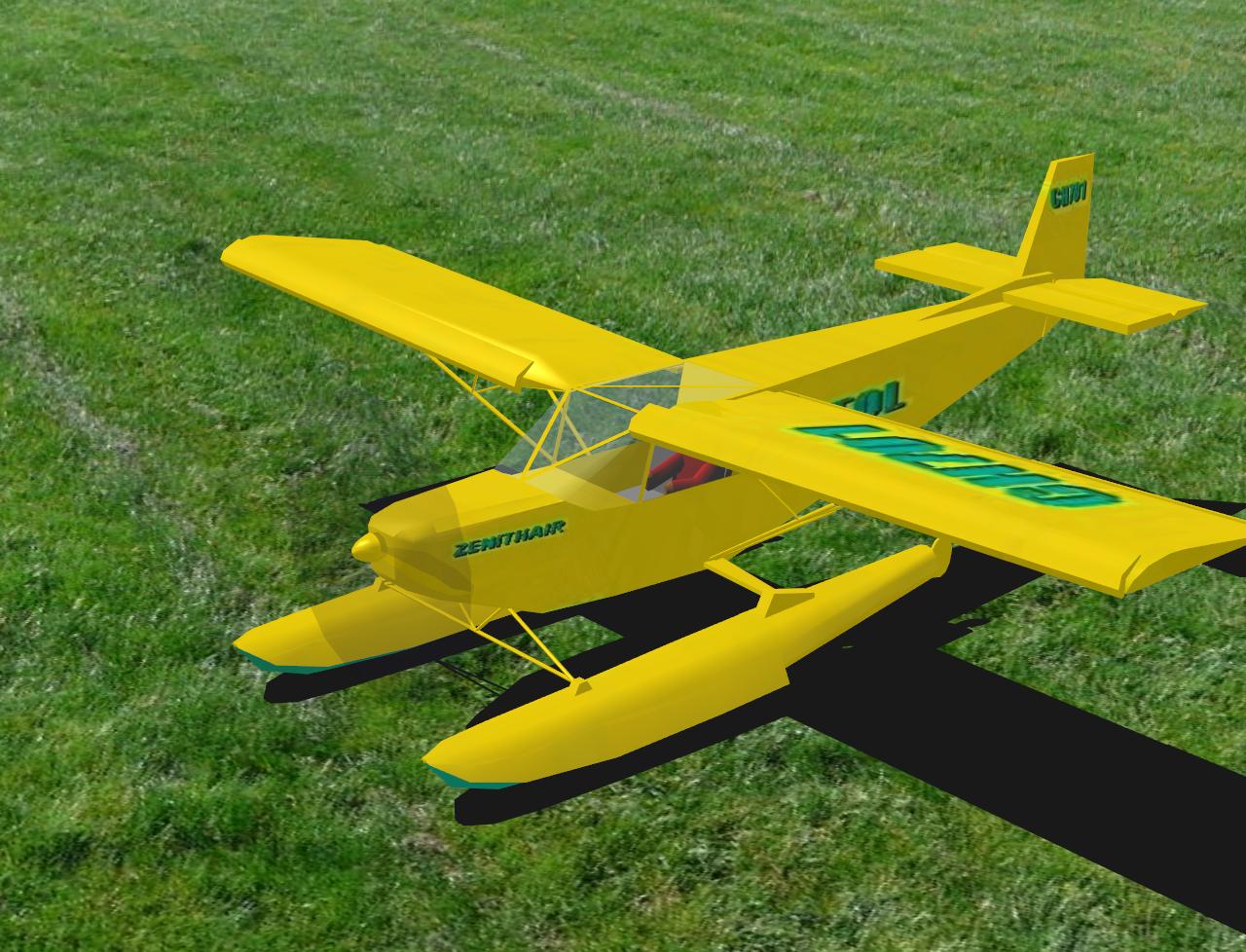 701f RC plane model for Absolute RC Simulator