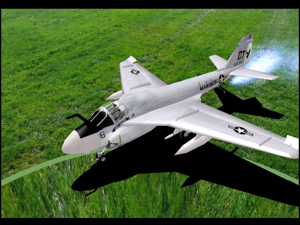 A-6 Intruder RC plane model for Absolute RC Simulator
