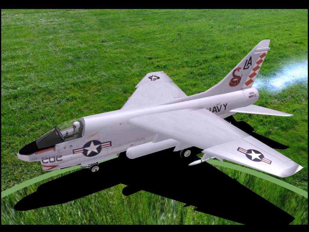 A-7 Corsair RC plane model for Absolute RC Simulator