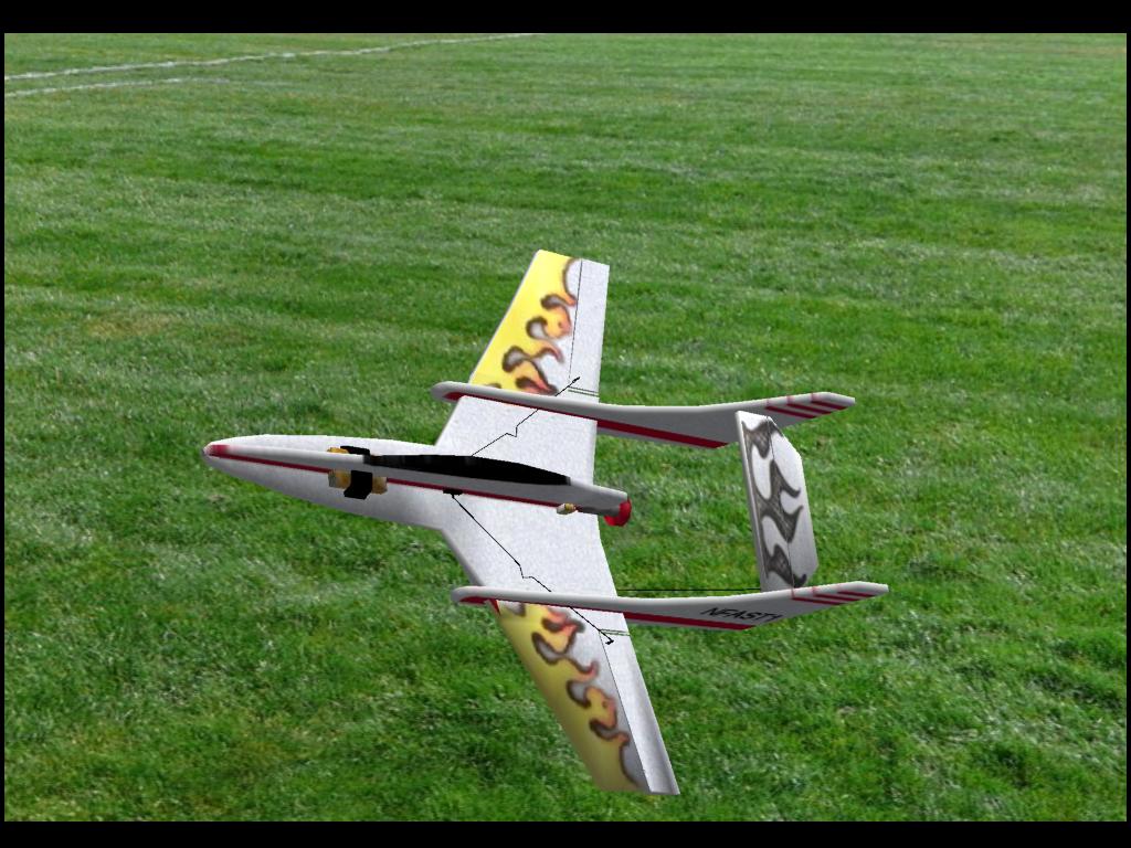AlleyCat RC plane model for Absolute RC Simulator