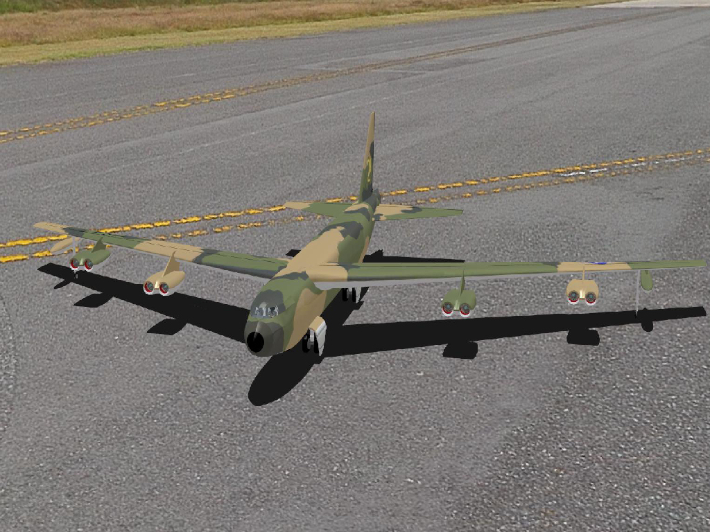 B-52-Stratofortress RC plane model for Absolute RC Simulator