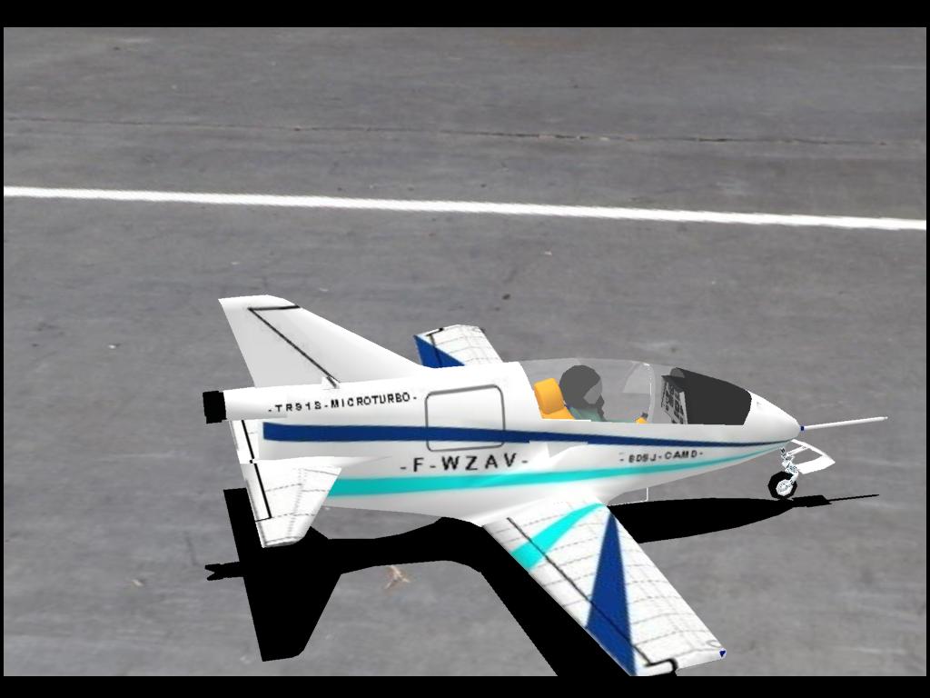 BD-5J RC plane model for Absolute RC Simulator