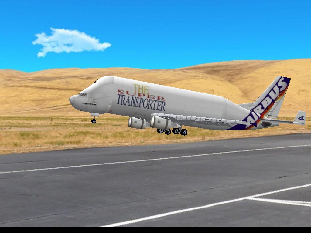 Beluga RC plane model for Absolute RC Simulator