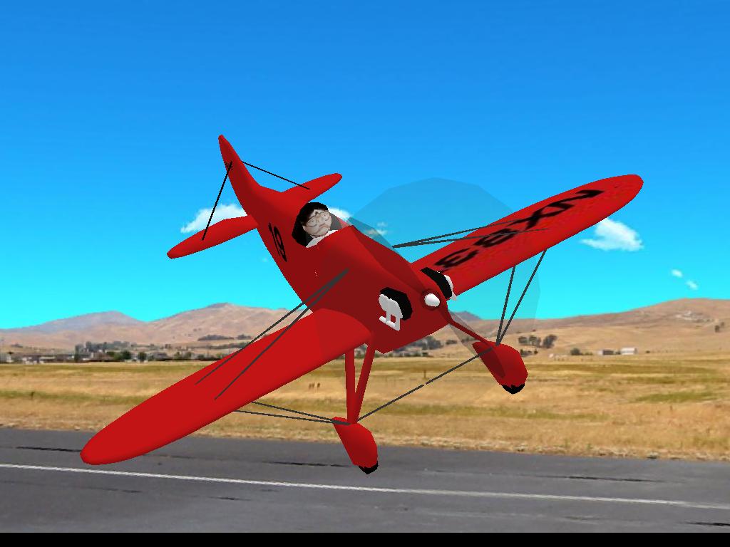Brown-B1 Racer RC plane model for Absolute RC Simulator