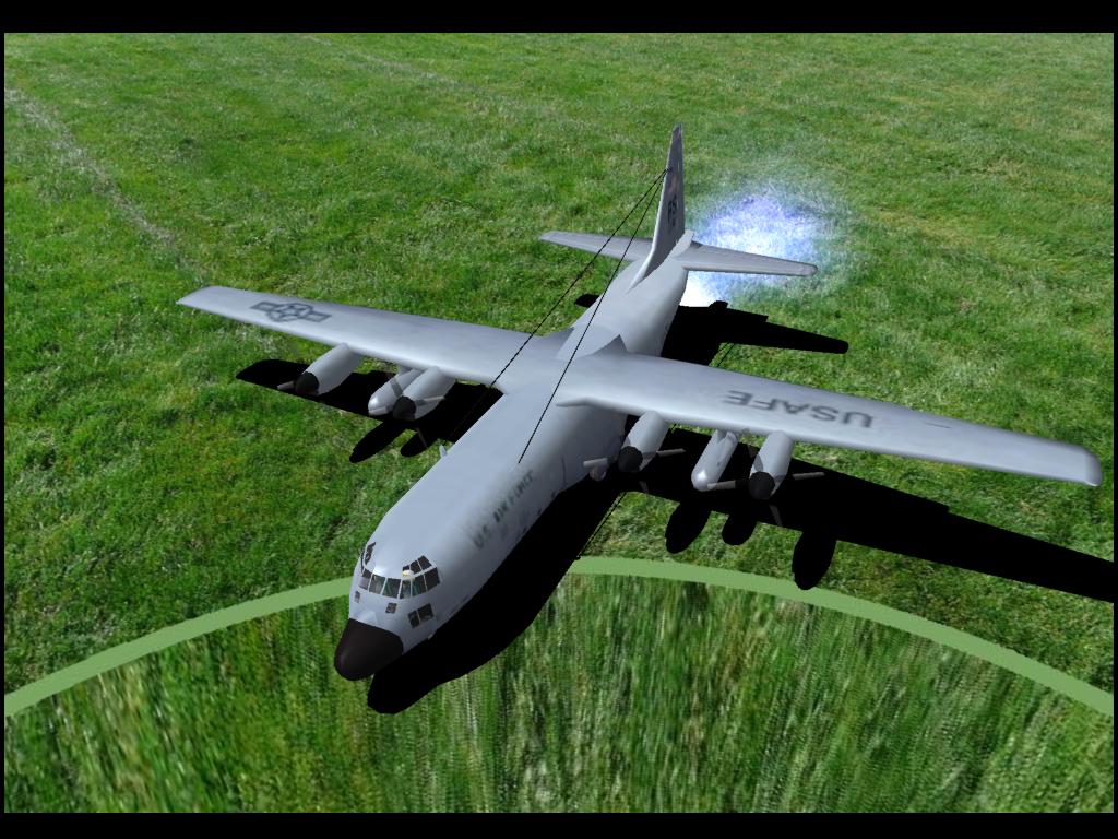 C-130 RC plane model for Absolute RC Simulator