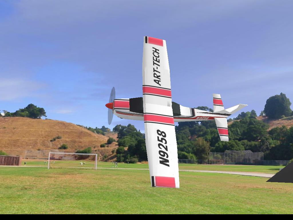 Cessna RC plane model for Absolute RC Simulator