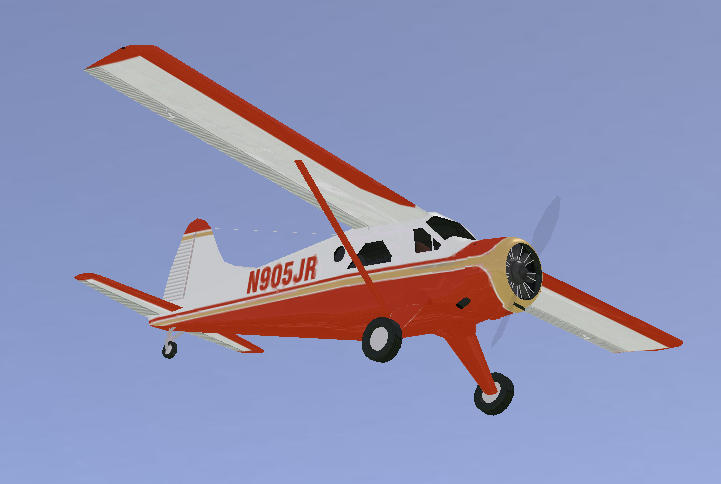 DHC-2 Beaver 25e RC plane model for Absolute RC Simulator