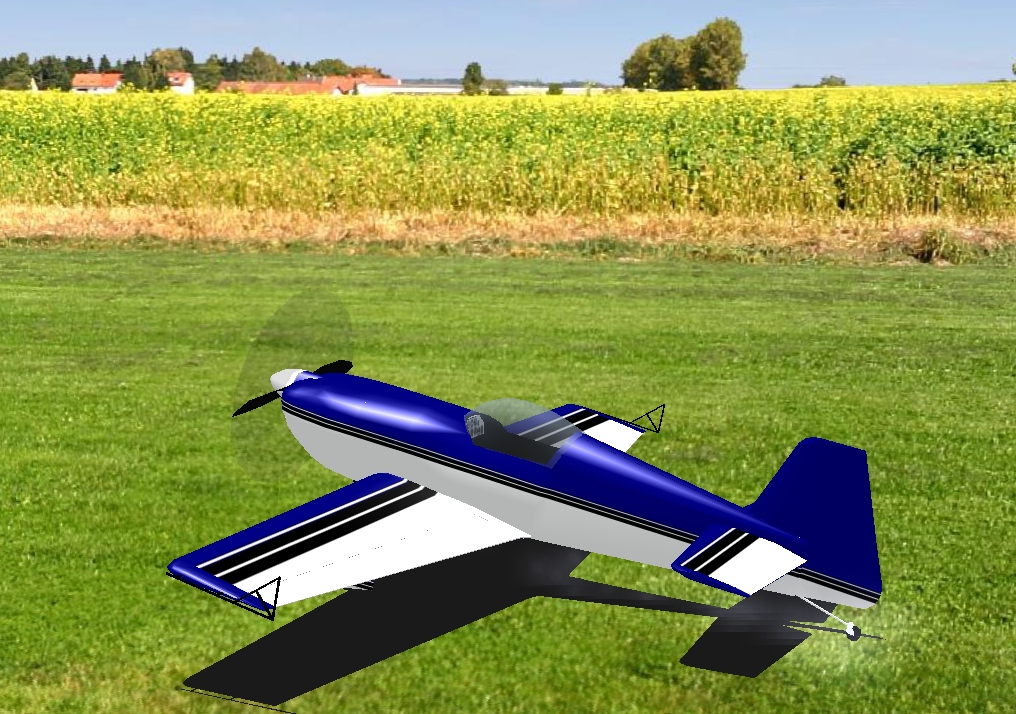 DR 107 RC plane model for Absolute RC Simulator