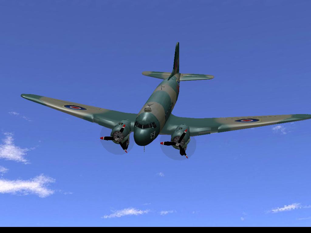 Douglas C-47_Dakota RC plane model for Absolute RC Simulator