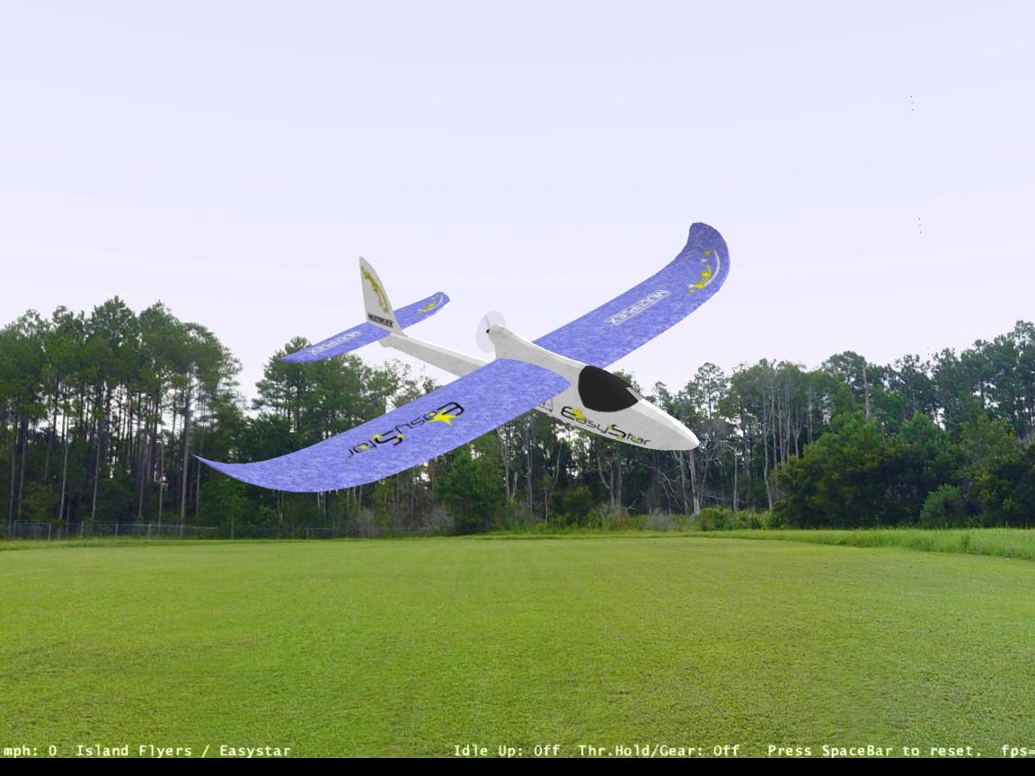 EasyStar RC plane model for Absolute RC Simulator