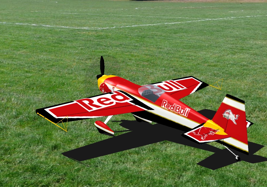Edge 540 Red Bull RC plane model for Absolute RC Simulator