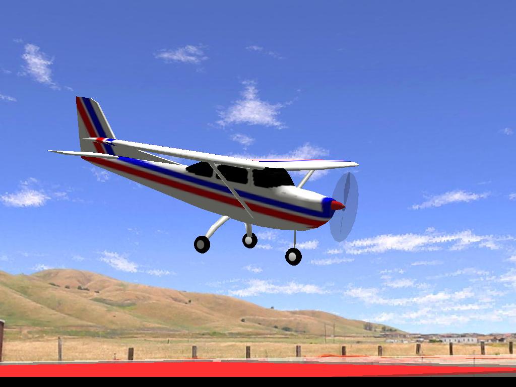 E-starter RC plane model for Absolute RC Simulator