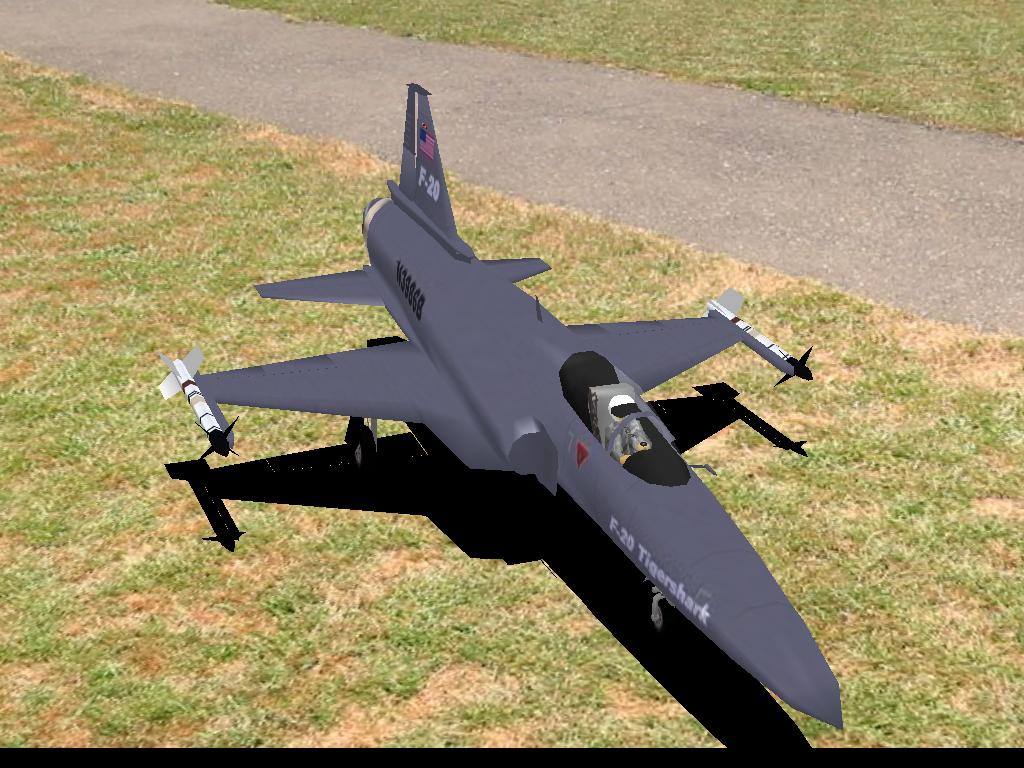 F-20 Tigershark RC plane model for Absolute RC Simulator