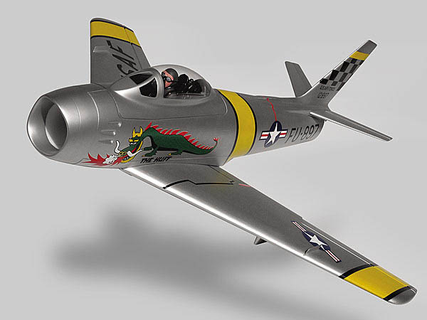 F-86 Sabre RC plane model for Absolute RC Simulator