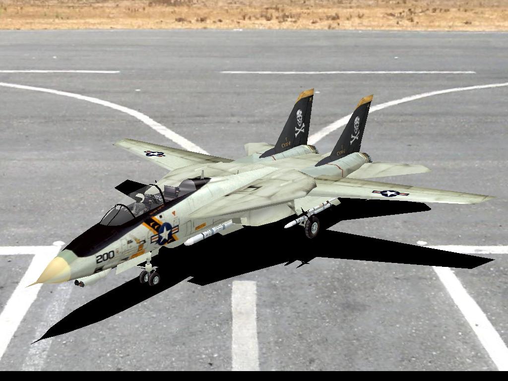 F14 RC plane model for Absolute RC Simulator