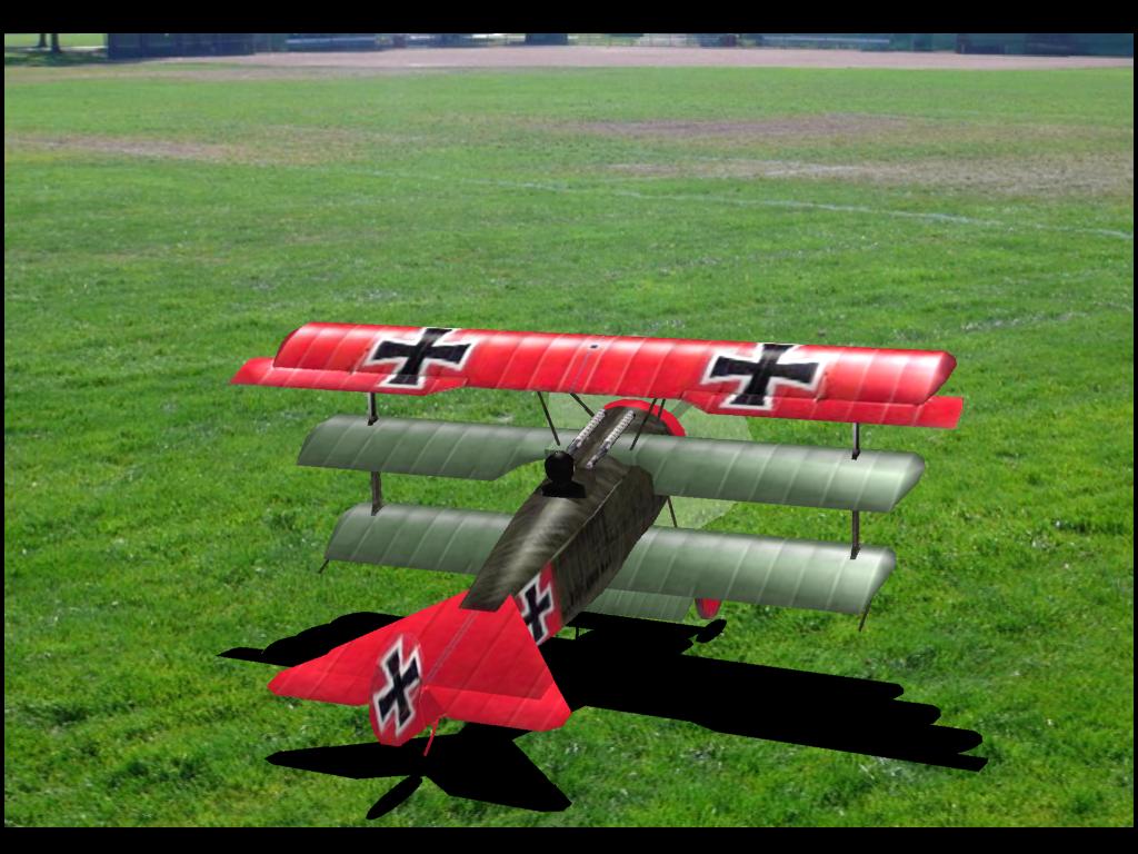 Fokker_DR1 RC plane model for Absolute RC Simulator